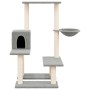 Rascador para gatos con postes de sisal gris claro 94,5 cm de vidaXL, Mobiliario para gatos - Ref: Foro24-171640, Precio: 45,...