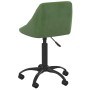 Silla de comedor de terciopelo verde oscuro en Sillas de comedor | Comprar online en Foru.es