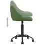 Silla de comedor de terciopelo verde oscuro en Sillas de comedor | Comprar online en Foru.es