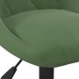 Silla de comedor de terciopelo verde oscuro en Sillas de comedor | Comprar online en Foru.es