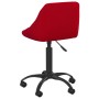 Silla de comedor terciopelo rojo tinto en Sillas de comedor | Comprar online en Foru.es
