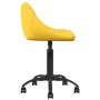 Silla de comedor de terciopelo amarillo mostaza en Sillas de comedor | Comprar online en Foru.es