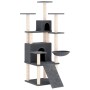 Rascador para gatos con postes de sisal gris oscuro 154 cm de vidaXL, Mobiliario para gatos - Ref: Foro24-171692, Precio: 85,...