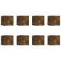 Muebles para TV de pared 8 uds roble ahumado 30,5x30x30 cm de vidaXL, Muebles TV - Ref: Foro24-3120323, Precio: 154,84 €, Des...