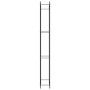 Leñero de acero negro mate 80x28x222 cm de vidaXL, Bolsas y soportes de leña - Ref: Foro24-350309, Precio: 55,71 €, Descuento: %