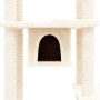 Rascador para gatos con postes de sisal crema 176 cm de vidaXL, Mobiliario para gatos - Ref: Foro24-171687, Precio: 70,76 €, ...