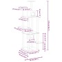 Rascador para gatos con postes de sisal crema 176 cm de vidaXL, Mobiliario para gatos - Ref: Foro24-171687, Precio: 70,76 €, ...