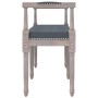 Banco de terciopelo gris oscuro 110x40x70 cm de vidaXL, Bancos - Ref: Foro24-344426, Precio: 95,41 €, Descuento: %