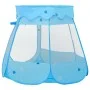 Tienda de juegos para niños con 250 bolas azul 102x102x82 cm de vidaXL, Tiendas y túneles de juego - Ref: Foro24-3107721, Pre...