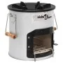 Hornillo de leña para camping acero plateado 45x25x26 cm de vidaXL, Chimeneas - Ref: Foro24-319438, Precio: 83,62 €, Descuent...