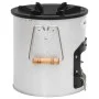 Hornillo de leña para camping acero plateado 45x25x26 cm de vidaXL, Chimeneas - Ref: Foro24-319438, Precio: 83,62 €, Descuent...