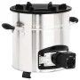 Cocina leña ventilador USB acero inoxidable plata 35,5x26x28 cm de vidaXL, Chimeneas - Ref: Foro24-319443, Precio: 134,60 €, ...