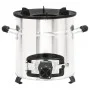 Cocina leña ventilador USB acero inoxidable plata 35,5x26x28 cm de vidaXL, Chimeneas - Ref: Foro24-319443, Precio: 134,60 €, ...