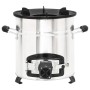 Cocina leña ventilador USB acero inoxidable plata 35,5x26x28 cm de vidaXL, Chimeneas - Ref: Foro24-319443, Precio: 136,38 €, ...