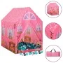 Tienda de juegos para niños con 250 bolas rosa 69x94x104 cm de vidaXL, Tiendas y túneles de juego - Ref: Foro24-3107749, Prec...