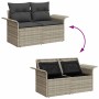 Conjunto de sofás de jardín 8 pcs Gris Claro y Gris Oscuro en Sofás de exterior | Comprar online en Foru.es
