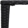 Mesas apilables 3 piezas ratán sintético negro de vidaXL, Mesas auxiliares - Ref: Foro24-319384, Precio: 47,84 €, Descuento: %