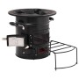 Cocina de leña para camping acero negro 50x33,5x30,5 cm de vidaXL, Chimeneas - Ref: Foro24-319441, Precio: 151,90 €, Descuent...