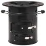 Cocina de leña para camping acero negro 50x33,5x30,5 cm de vidaXL, Chimeneas - Ref: Foro24-319441, Precio: 148,43 €, Descuent...