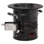 Cocina de leña para camping acero negro 50x33,5x30,5 cm de vidaXL, Chimeneas - Ref: Foro24-319441, Precio: 148,43 €, Descuent...