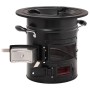 Cocina de leña para camping acero negro 50x33,5x30,5 cm de vidaXL, Chimeneas - Ref: Foro24-319441, Precio: 151,90 €, Descuent...