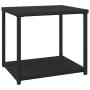 Schwarzer Beistelltisch aus synthetischem Rattan, 55 x 45 x 49 cm von vidaXL, Seitentische - Ref: Foro24-319404, Preis: 43,64...