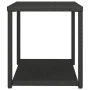 Schwarzer Beistelltisch aus synthetischem Rattan, 55 x 45 x 49 cm von vidaXL, Seitentische - Ref: Foro24-319404, Preis: 43,64...