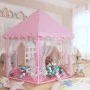 Carpa de juegos de princesa con 250 bolas rosa 133x140 cm de vidaXL, Tiendas y túneles de juego - Ref: Foro24-3107713, Precio...