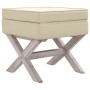 Taburete con almacenaje lino 45x45x49 cm de vidaXL, Bancos para recibidores y almacenamiento - Ref: Foro24-344515, Precio: 88...