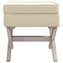 Taburete con almacenaje lino 45x45x49 cm de vidaXL, Bancos para recibidores y almacenamiento - Ref: Foro24-344515, Precio: 88...