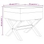 Taburete con almacenaje lino 45x45x49 cm de vidaXL, Bancos para recibidores y almacenamiento - Ref: Foro24-344515, Precio: 88...