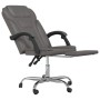 Silla de oficina reclinable cuero sintético gris de vidaXL, Sillas de oficina - Ref: Foro24-349699, Precio: 116,05 €, Descuen...