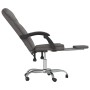 Silla de oficina reclinable cuero sintético gris de vidaXL, Sillas de oficina - Ref: Foro24-349699, Precio: 116,05 €, Descuen...
