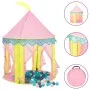 Tienda de juegos para niños con 250 bolas rosa 100x100x127 cm de vidaXL, Tiendas y túneles de juego - Ref: Foro24-3107746, Pr...