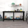 Solid black pine wood workbench 180x50x80 cm by vidaXL, Work tables - Ref: Foro24-822515, Price: 186,80 €, Discount: %