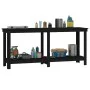 Solid black pine wood workbench 180x50x80 cm by vidaXL, Work tables - Ref: Foro24-822515, Price: 186,80 €, Discount: %