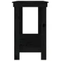 Solid black pine wood workbench 180x50x80 cm by vidaXL, Work tables - Ref: Foro24-822515, Price: 186,80 €, Discount: %