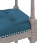Banco de terciopelo azul 110x40x70 cm de vidaXL, Bancos - Ref: Foro24-344424, Precio: 126,90 €, Descuento: %
