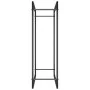 Leñero de acero negro mate 80x28x86 cm de vidaXL, Bolsas y soportes de leña - Ref: Foro24-350307, Precio: 31,97 €, Descuento: %