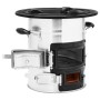 Cocina leña camping acero inoxidable plateado 51,5x35x30,5 cm de vidaXL, Chimeneas - Ref: Foro24-319442, Precio: 95,57 €, Des...