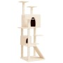 Rascador para gatos con postes de sisal crema 153 cm de vidaXL, Mobiliario para gatos - Ref: Foro24-171693, Precio: 70,64 €, ...