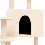 Rascador para gatos con postes de sisal crema 153 cm de vidaXL, Mobiliario para gatos - Ref: Foro24-171693, Precio: 70,64 €, ...