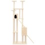 Rascador para gatos con postes de sisal crema 190 cm de vidaXL, Mobiliario para gatos - Ref: Foro24-171648, Precio: 105,21 €,...