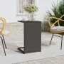 Mesa en forma de C ratán sintético negro 40x35x60 cm de vidaXL, Mesas auxiliares - Ref: Foro24-319406, Precio: 32,92 €, Descu...