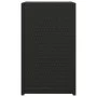 Mesa en forma de C ratán sintético negro 40x35x60 cm de vidaXL, Mesas auxiliares - Ref: Foro24-319406, Precio: 32,92 €, Descu...
