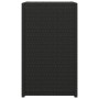 Mesa en forma de C ratán sintético negro 40x35x60 cm de vidaXL, Mesas auxiliares - Ref: Foro24-319406, Precio: 43,41 €, Descu...