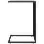 Mesa en forma de C ratán sintético negro 40x35x60 cm de vidaXL, Mesas auxiliares - Ref: Foro24-319406, Precio: 32,92 €, Descu...