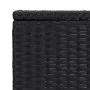 Mesa en forma de C ratán sintético negro 40x35x60 cm de vidaXL, Mesas auxiliares - Ref: Foro24-319406, Precio: 32,92 €, Descu...