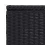 Mesa en forma de C ratán sintético negro 40x35x60 cm de vidaXL, Mesas auxiliares - Ref: Foro24-319406, Precio: 43,41 €, Descu...