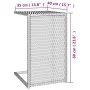 Mesa en forma de C ratán sintético negro 40x35x60 cm de vidaXL, Mesas auxiliares - Ref: Foro24-319406, Precio: 32,92 €, Descu...